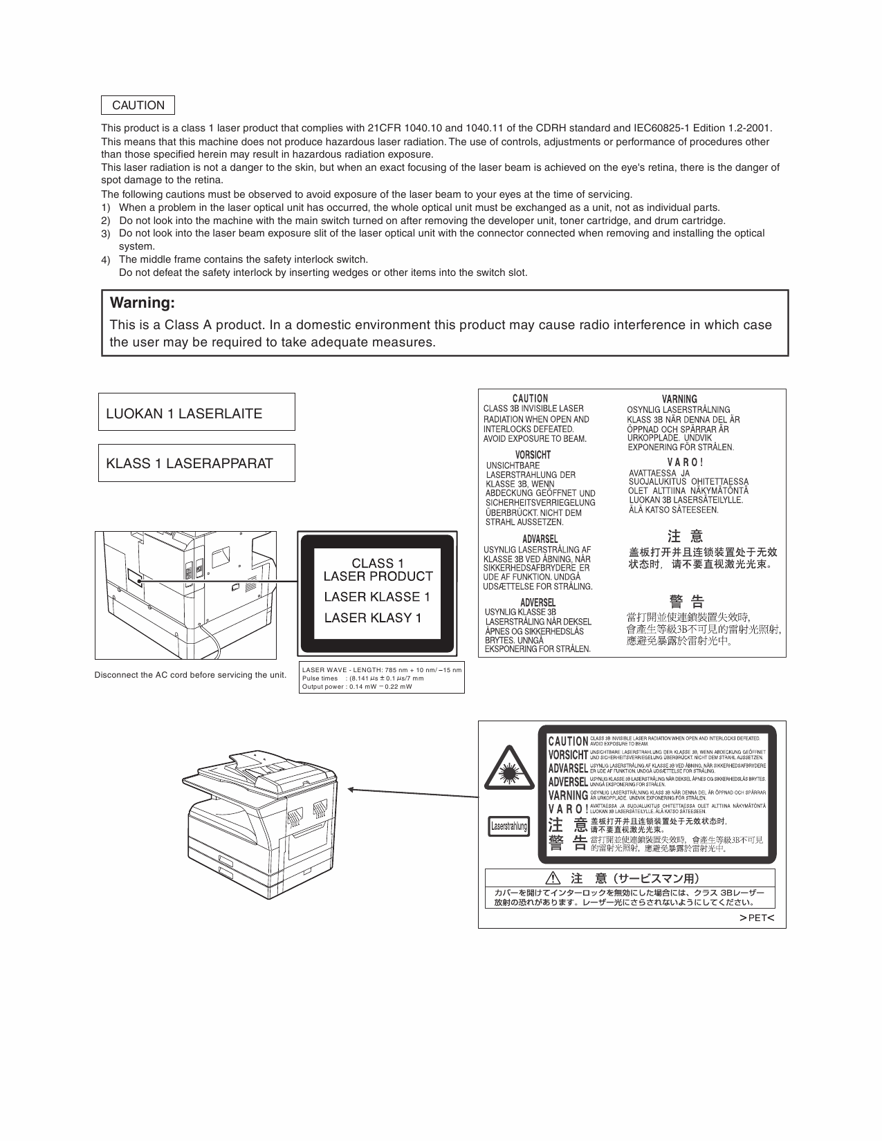 SHARP MX M160 M200 D DK Service Manual-2